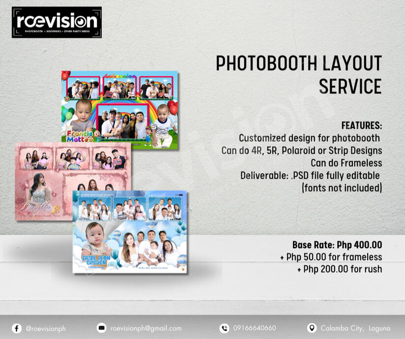 Photobooth Layout Service