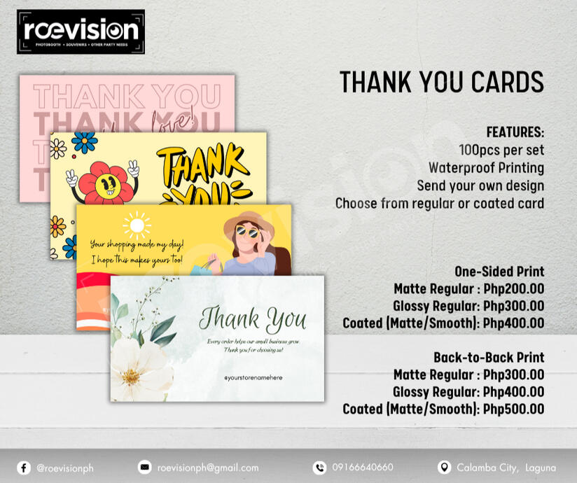 Thank You Cards