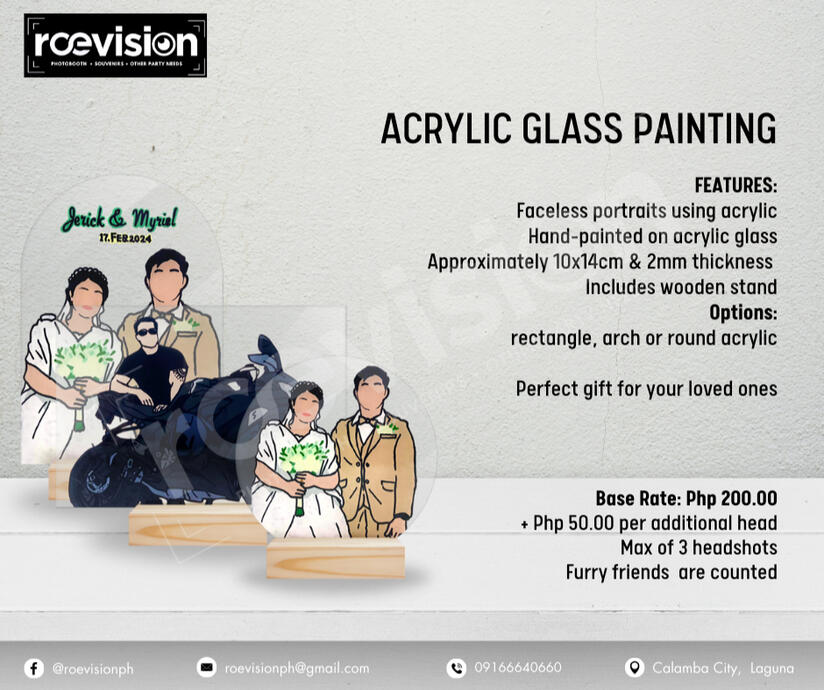 Faceless Portrait on Acrylic Glass