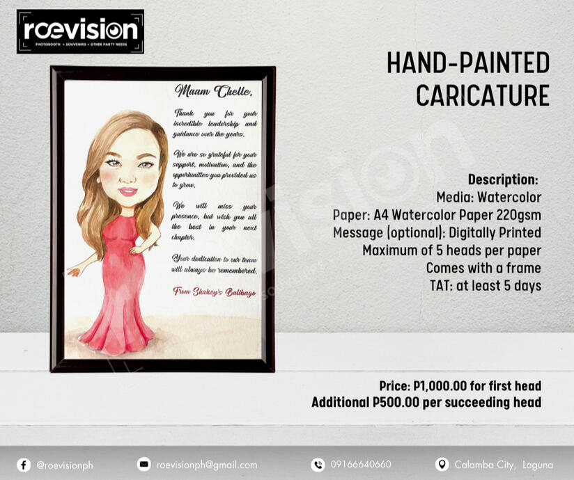 Hand-painted Caricature