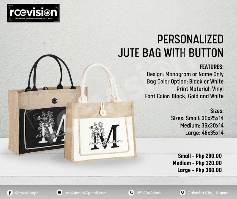 Personalized Jute Bag