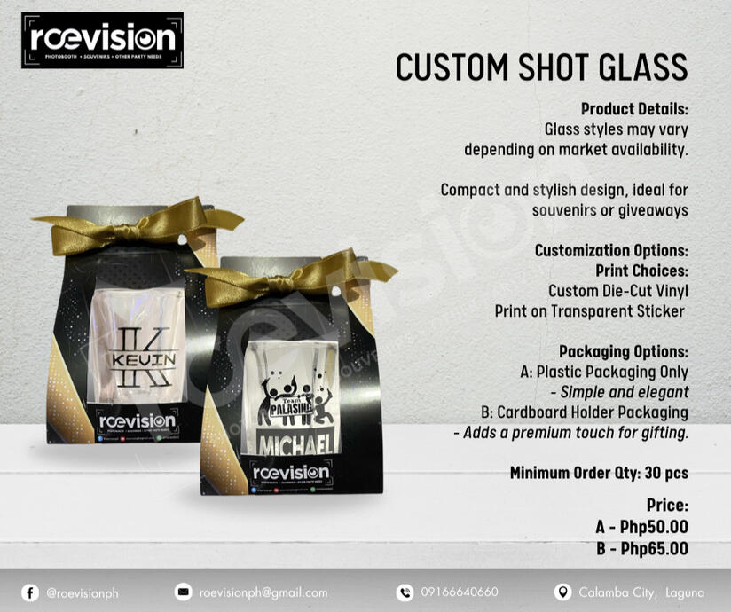 Customized Shot Glass