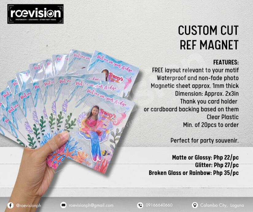 Custom Cut Ref Magnet